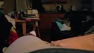 Footjob &lpar;covered cumshot&rpar;